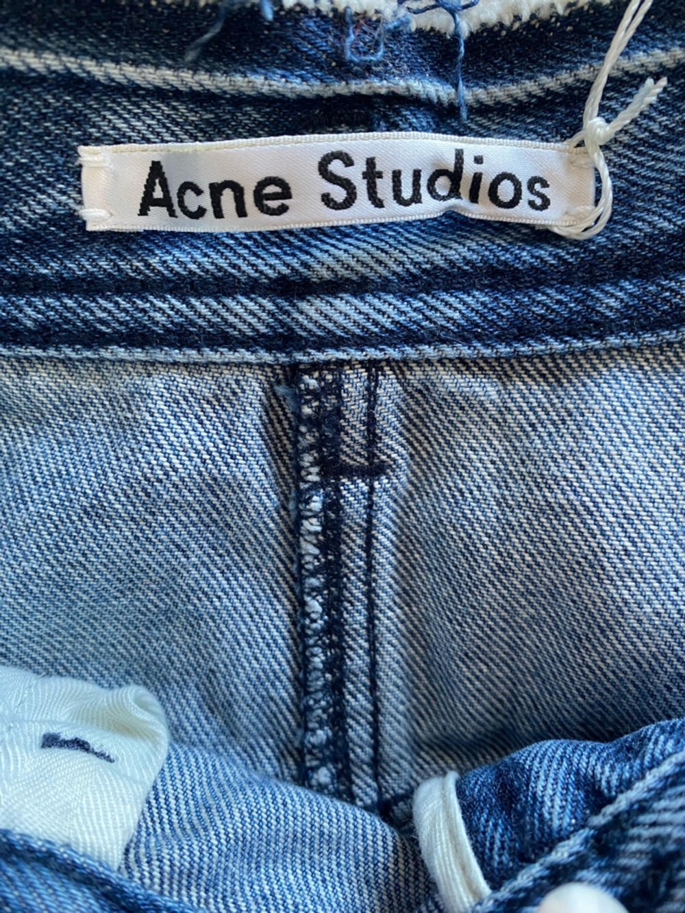 Acne Studios | Ilyssia Denim Pencil Skirt | Mid Blue | Size 34 (IT) - Picture 6 of 12